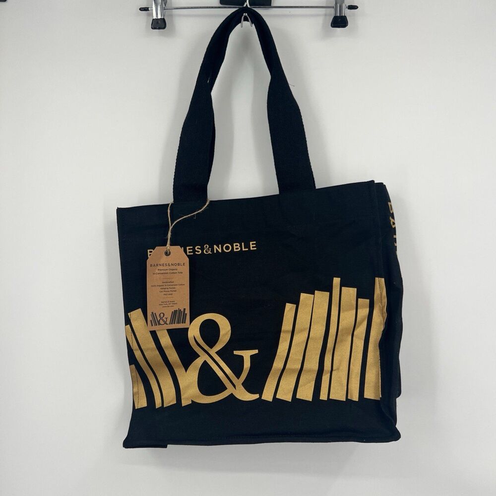 Barnes and noble black Tote Bag